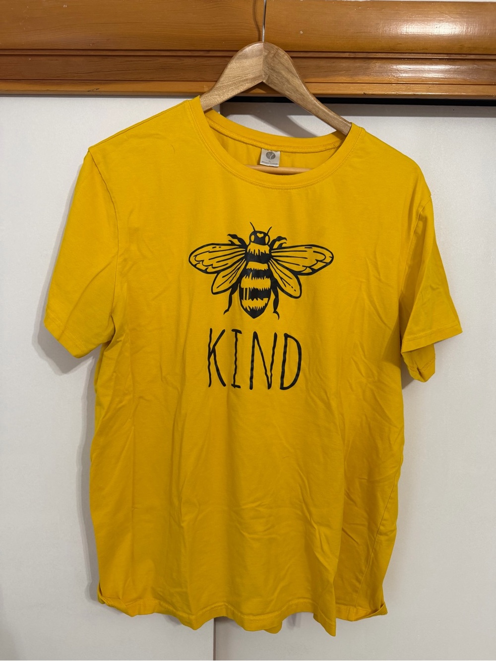 Yellow 'Kind' Bee Graphic T-Shirt